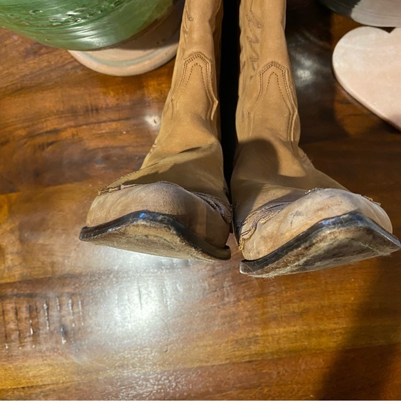Vintage Guess by Marciano Suede cowboy boots sz 8 1/2 - Picture 9 of 9